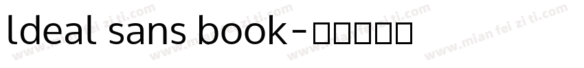 ldeal sans book字体转换